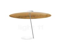 Catellani & Smith Lederam C Plafonnier LED blanc/nickel/blanc-doré - ø50 cm Ce luminaire comporte des modules à LED prémontés de classes énergétiques A A