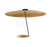 Catellani & Smith Lederam C Plafonnier LED doré/noir/noir-doré - ø80 cm Ce luminaire comporte des modules à LED prémontés de classes énergétiques A A
