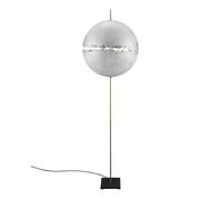 Catellani & Smith PostKrisi F 64 Stehleuchte, abat-jour blanc, structure laiton / noire