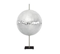 Catellani & Smith PostKrisi T 61 Tischleuchte, diffuseur blanc, socle et tige nickelé