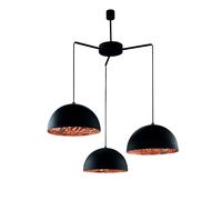 Catellani & Smith Stchu-Moon 02 Chandelier Kronleuchter, ⌀ 40cm, noir/cuivre