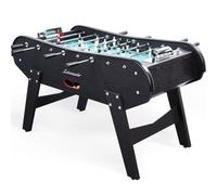 CATENACCIO Babyfoot Adulte Sportivo Noir 161x110x95cm - Baby-Foot Café avec 4 Balles - Table de Jeux Hêtre, Robuste, Idéal Famille, Amis, Usage Intensif