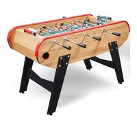 Catenaccio Babyfoot Adulte Squadra 155x110x90 cm - Table de Jeu en MDF avec Barres Télescopiques, Joueurs en Métal, Style Vintage Français, Intérieur, 52 kg, Livré avec 4 Balles