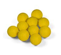 CATENACCIO Balle Babyfoot en Liège Jaune - Balles de Baby Foot Durables pour Jeu Familial et Compétitif - Adhérence, Sécurité, Confort de Jeu