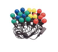 Caténaire 10 MT pour 20 Ampoules LED Mini Globo Multicolore IP44 V-TAC VT-71020