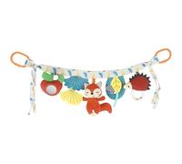 caterbee Chaîne Mobile de Jouets pour Poussette de Bébé (Fox)