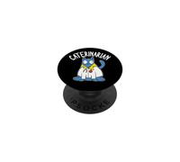 Caterinarian Veterinarian Vétérinaire Docteur Chat PopSockets PopGrip Adhésif