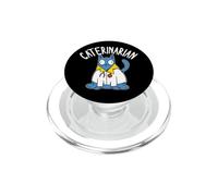 Caterinarian Veterinarian Vétérinaire Docteur Chat PopSockets PopGrip pour MagSafe