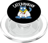 Caterinarian Veterinarian Vétérinaire Docteur Chat PopSockets PopGrip pour MagSafe