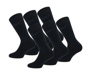 Caterpillar 6 Paires Chaussettes Pur Coton - Hauteur Mi-Mollet - Homme