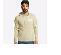 Caterpillar T-shirt à capuche Hommes Haut décontracté manches longues Tous les jours