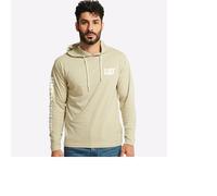 Caterpillar à Capuche Hommes Tous les Jours Haut Décontracté Long Manche T-Shirt