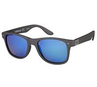 Caterpillar Blinding Polarized Sunglasses Square, Rubberized Matte Gray, 54 mm