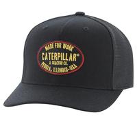 Caterpillar Casquette Flexfit Made to Work Capuchon, Noir, S-M Homme