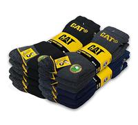 Caterpillar CAT Real Work Lot de 12 paires de chaussettes de travail pour les homme et les femmes, tailles 35 - 50 au choix, 39-42