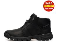 Caterpillar CAT Seuil Chukka Hommes Cuir Mode Urbaine Bottes Extérieures Noires