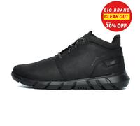 Caterpillar Chat Hendon Polaire Mi Hommes Chukka Cuir Dentelle Bottines Noir