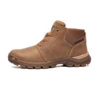 Caterpillar Chat Seuil Chukka Hommes Cuir Urban Bottes Mode Extérieur Marron