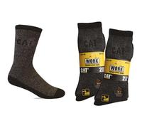 Caterpillar - Chaussette de travail homme lot de 2 thermo Cat - THERMO - Noir, 41/45