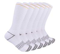 Caterpillar Chaussettes pour homme, Blanc (lot de 6), L