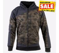 Caterpillar Commerce Vêtements de Travail Hommes Décontracté Capuche Sweat Camo