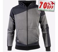 Caterpillar Commerce Vêtements de Travail Hommes Sweat Capuche Décontracté Gris