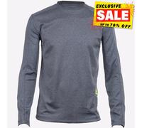 Caterpillar Coolmax Hommes Evacue L'Humidité Anti-odeur Long Manche Tee Gris