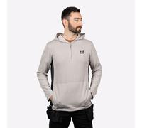 Caterpillar Coolmax Hommes Quart Fermeture Éclair Confort Mode Capuche Gris