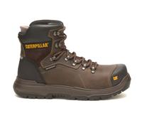 Caterpillar Diagnostic 2.0 Sécurité Hommes Bottes Cuir Imperméable Bottes Marron
