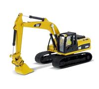 Caterpillar Diecast Masters 85652 - Pelleteuse avec Accessoires 320D, échelle 1/87e, env. 11,7 x 4,5 x 4,8 cm, dès 14 Ans