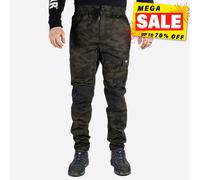 Caterpillar Dynamique Homme Pantalon (Droit) Protection Travail Camouflage Vert