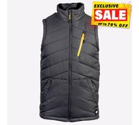 Caterpillar Essentials Veste Gilet Isolée Décontractée Pour Hommes Noire