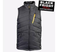Caterpillar Essentials Veste Gilet Isolée Décontractée Pour Hommes Noire