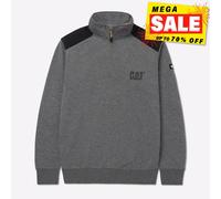 Caterpillar Essentiel 1/4 Tirette Homme Classique Travail Pull Décontracté Pulls