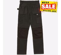 Caterpillar Essentiel Homme Extensible Travail Sécurité Pantalon Gris (34L Long