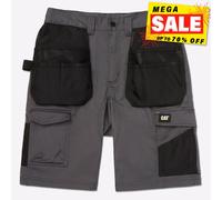 Caterpillar Essentiel Hommes Extensible Étui Travail Multi Usage Les Short Gris