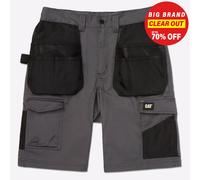 Caterpillar Essentiel Hommes Extensible Étui Travail Multi Usage Les Short Gris