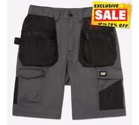 Caterpillar Essentiel Hommes Extensible Étui Travail Multi Usage Les Short Gris