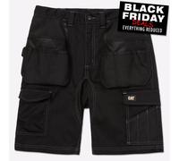 Caterpillar Essentiel Shorts De Travail Multi Usages Pour Hommes En Stretch Noir