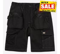 Caterpillar Essentiel Shorts De Travail Multi Usages Pour Hommes En Stretch Noir