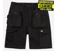 Caterpillar Essentiel Shorts De Travail Multi Usages Pour Hommes En Stretch Noir