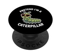 Caterpillar Fait Semblant d'être Une Chenille drôle PopSockets PopGrip Adhésif