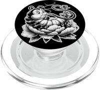 Caterpillar fumant Un narguilé sur Une Fleur PopSockets PopGrip pour MagSafe