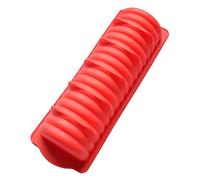 Caterpillar gerippte laib Pan forme Hot Dog Forme Moules en silicone pour DIY Dessert