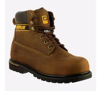 Caterpillar Holton Bottes De Travail En Cuir Pour Hommes Extérieures Marron