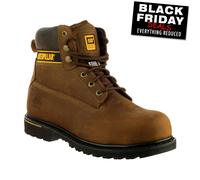 Cat Footwear Homme Holton S3 Hro Src Chaussures de Travail, Dark Brown, 40 EU