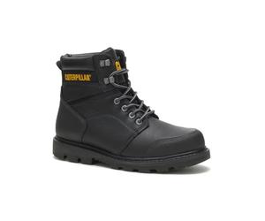 Caterpillar Homme Bottes Larges En Cuir Allerton, Black