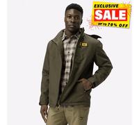 Caterpillar Hommes Léger Isolé Manteau Extérieur de Travail Veste Vert