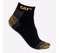 Caterpillar Hommes Premium Confort Rembourré Renforcée Travail Chaussettes Noir