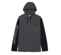Caterpillar Men's UPF Hooded Banner L/S Tee